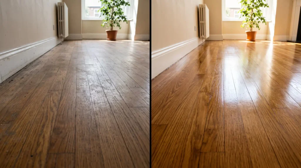 Pressure Washing 2 Hardwood Floor Revival